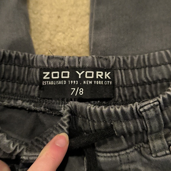 Zoo York Boy's Grey Cargo Pants - Picture 2 of 5